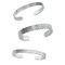 ImpressArt Stamping Blanks - Bracelet Blanks, 1/4" Wide, Aluminium, Pkg of 12